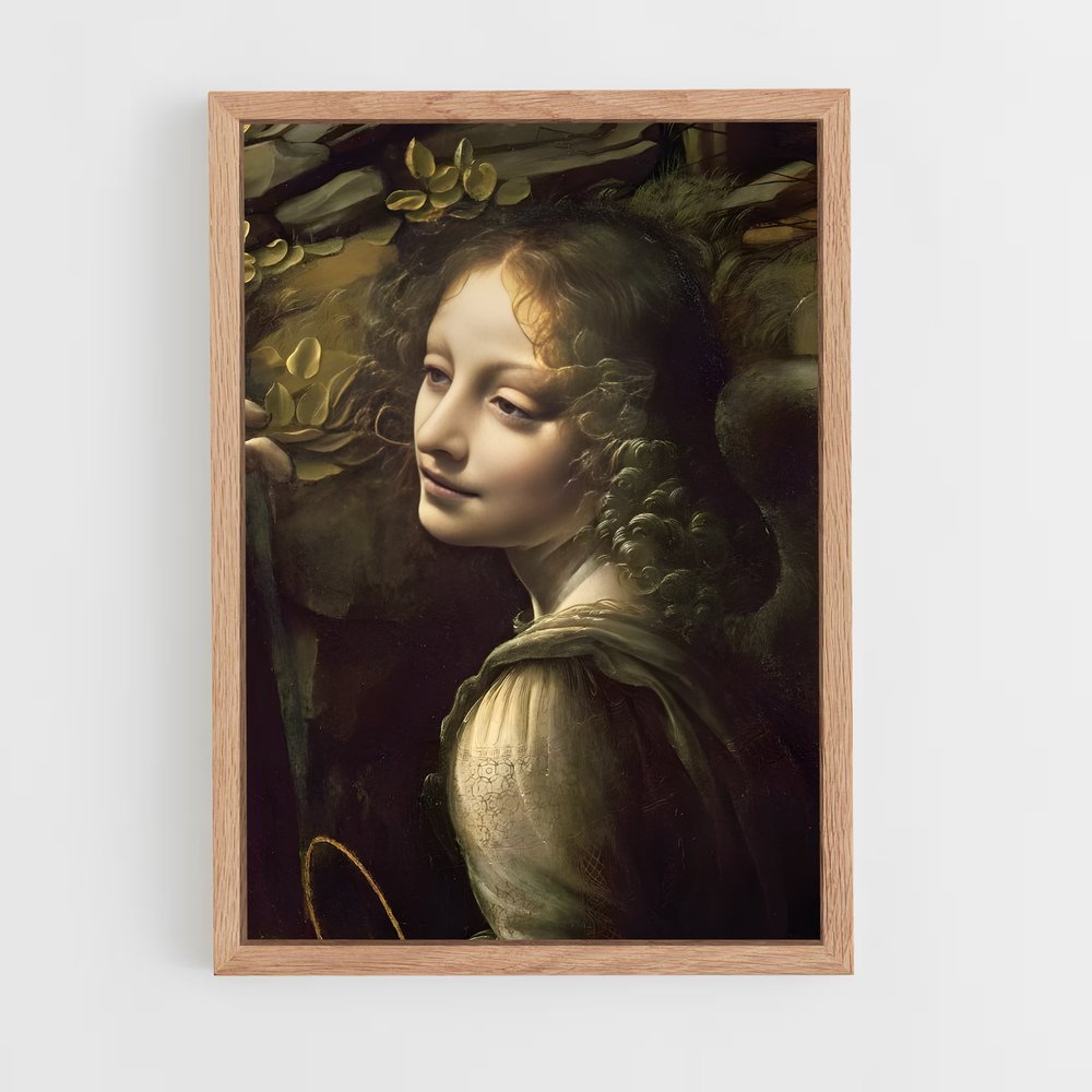 ap-leonardo da vinci-7 cadre Bois clair