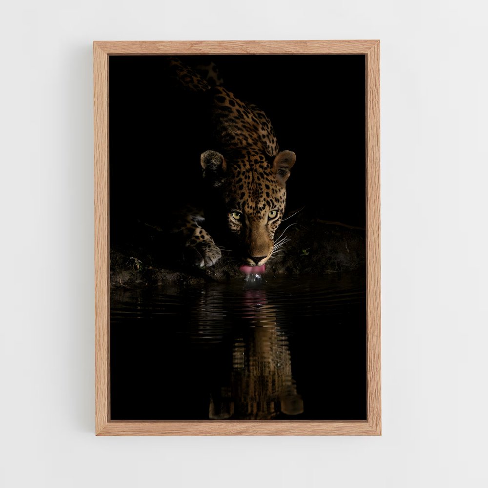 ap-leopard-10 cadre Bois clair