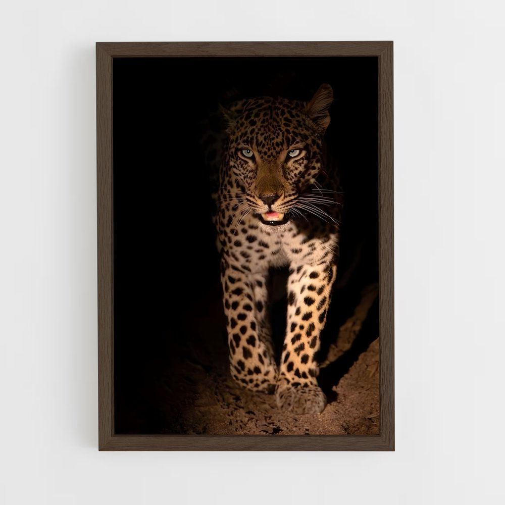 ap-leopard-5 cadre Bois foncé