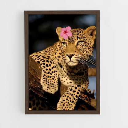 ap-leopard-6 cadre Bois foncé