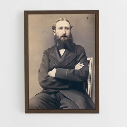 ap-leopold ii-7 cadre Bois foncé