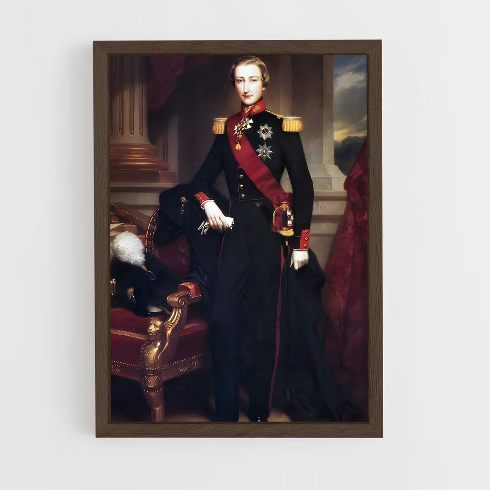 ap-leopold ii-9 cadre Bois foncé