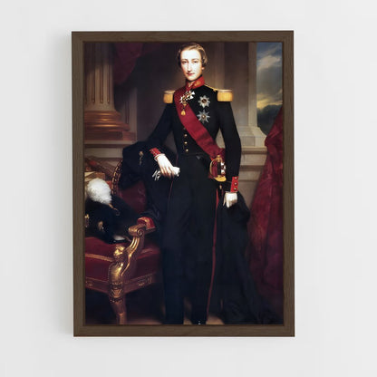 ap-leopold ii-9 cadre Bois foncé