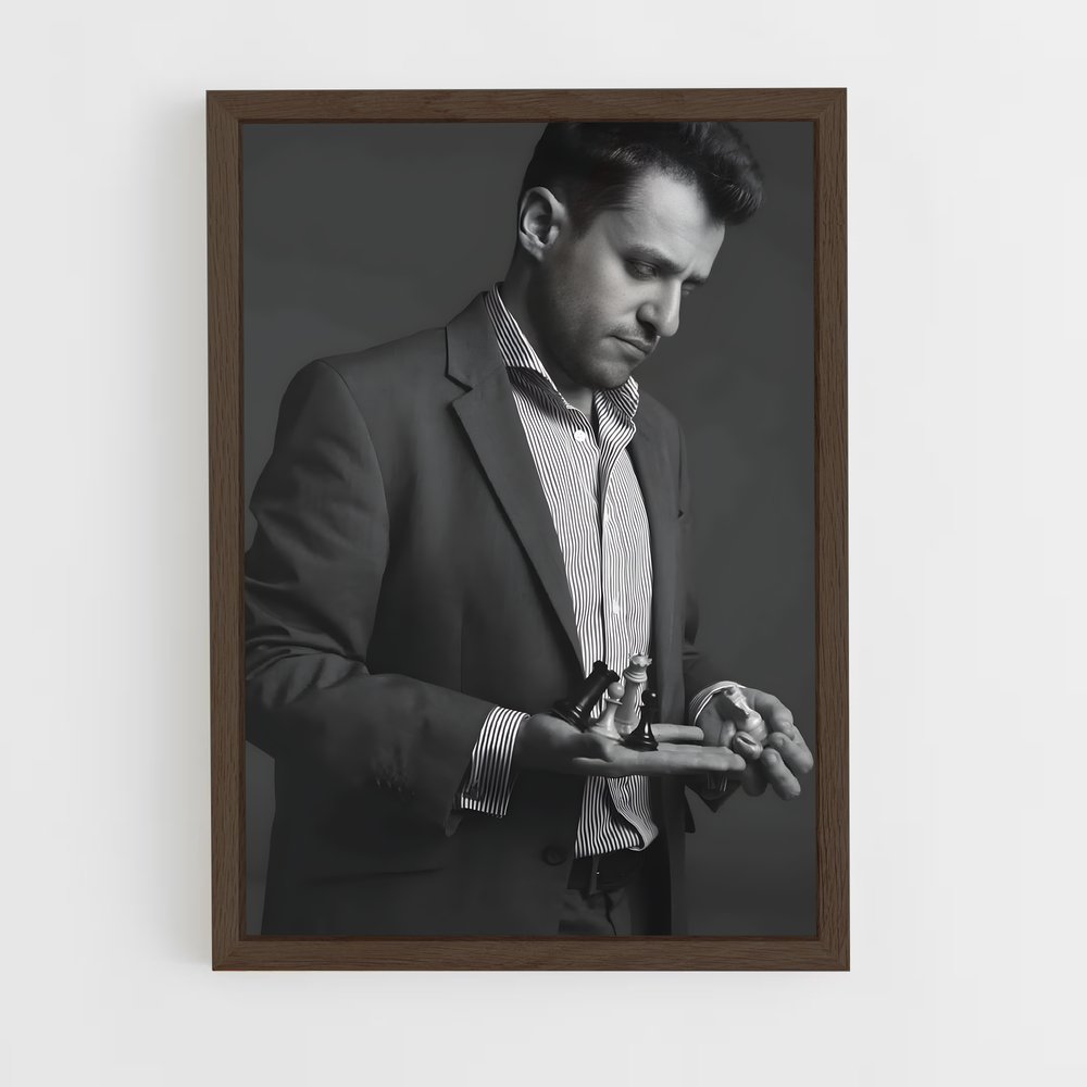 ap-levon aronian-1 cadre Bois foncé