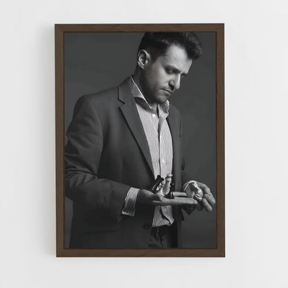ap-levon aronian-1 cadre Bois foncé