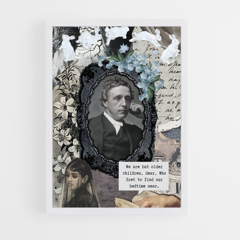 ap-lewis carroll-11 cadre Blanc