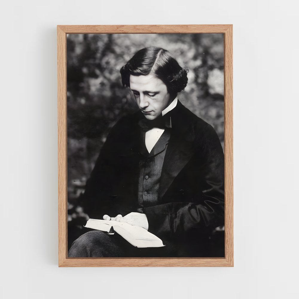 ap-lewis carroll-2 cadre Bois clair