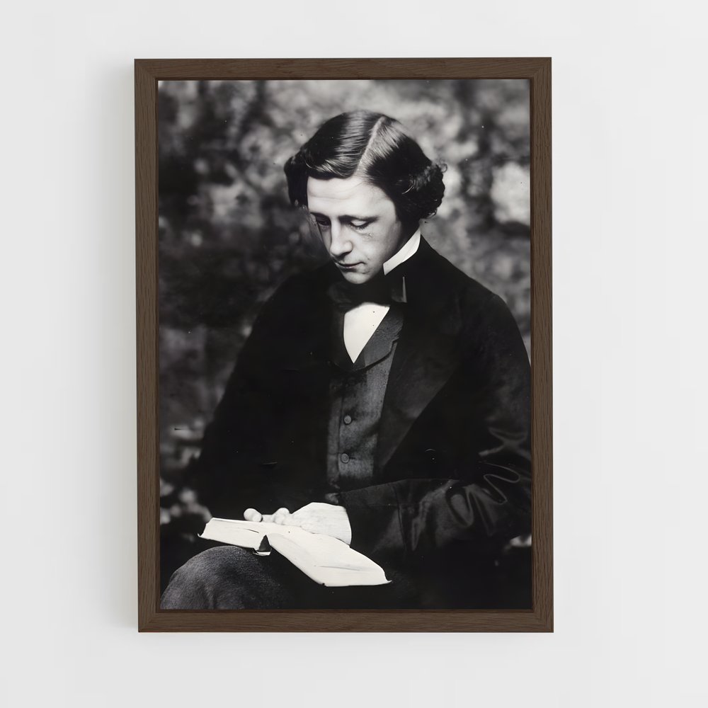 ap-lewis carroll-2 cadre Bois foncé
