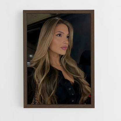 ap-lexi rivera-8 cadre Bois foncé