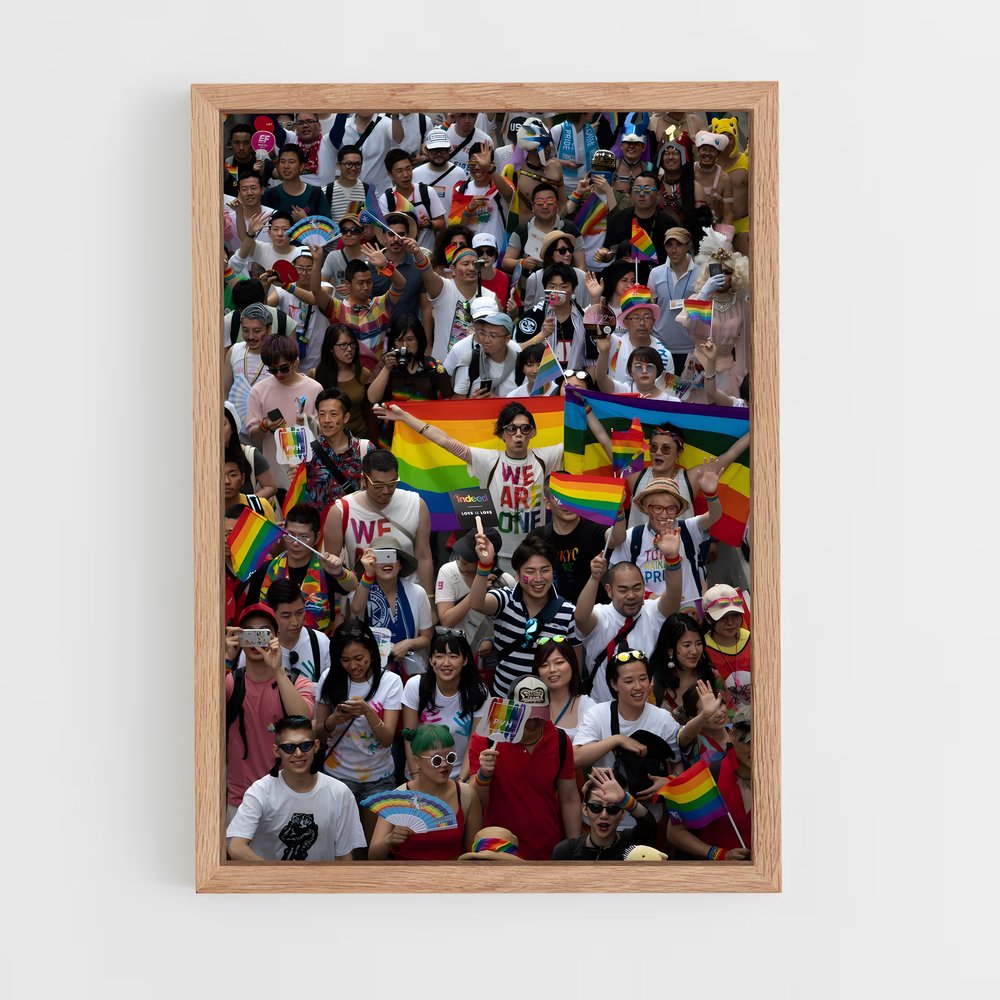 ap-lgbt movement-3 cadre Bois clair