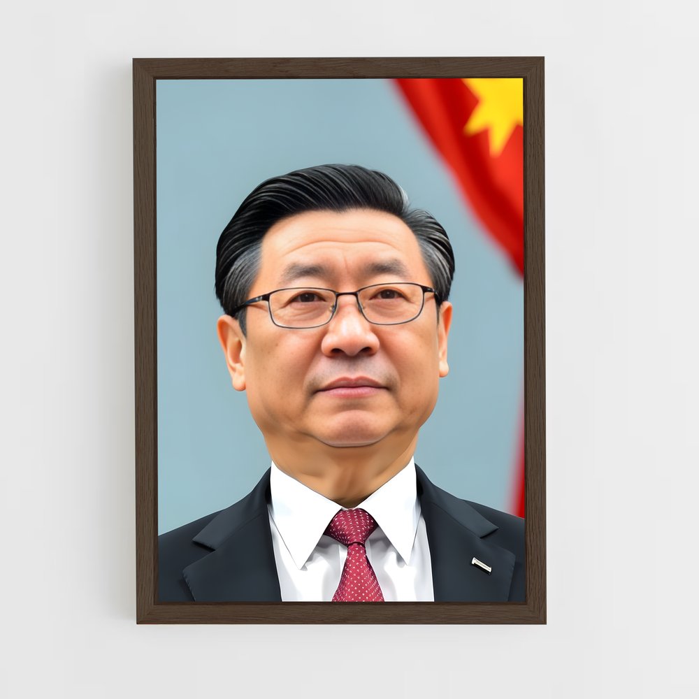 ap-li qiang-1 cadre Bois foncé