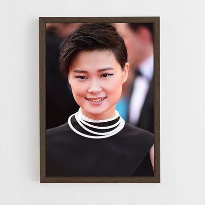 ap-li yuchun-4 cadre Bois foncé