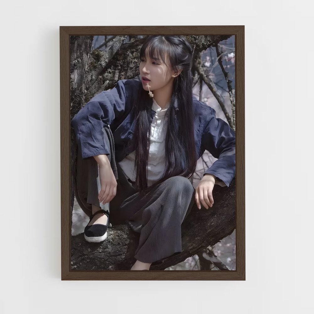 ap-li ziqi-3 cadre Bois foncé