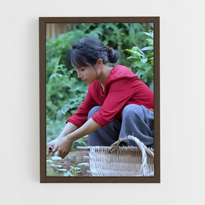 ap-li ziqi-7 cadre Bois foncé