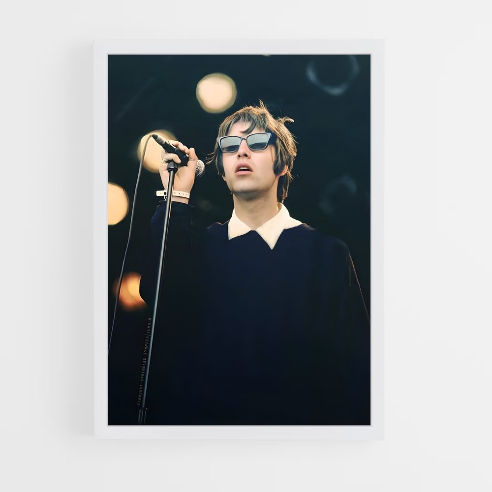 ap-liam gallagher-3 cadre Blanc