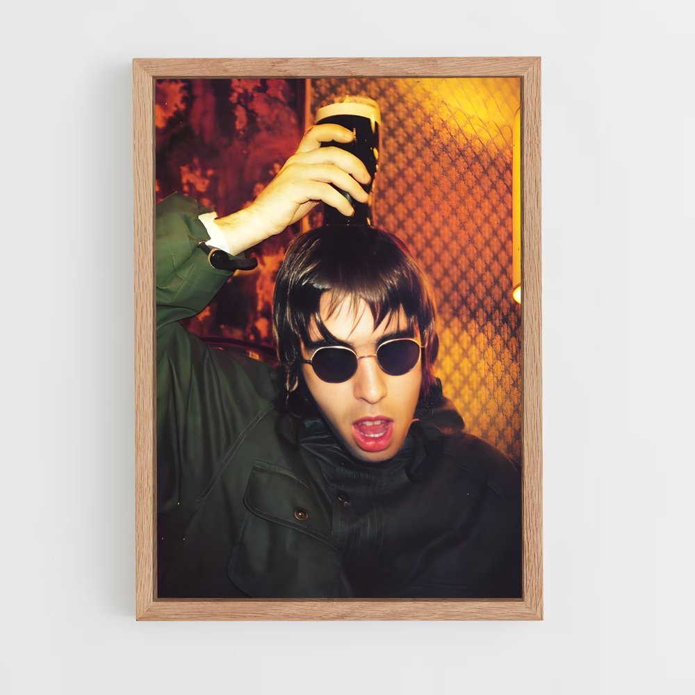 ap-liam gallagher-4 cadre Bois clair