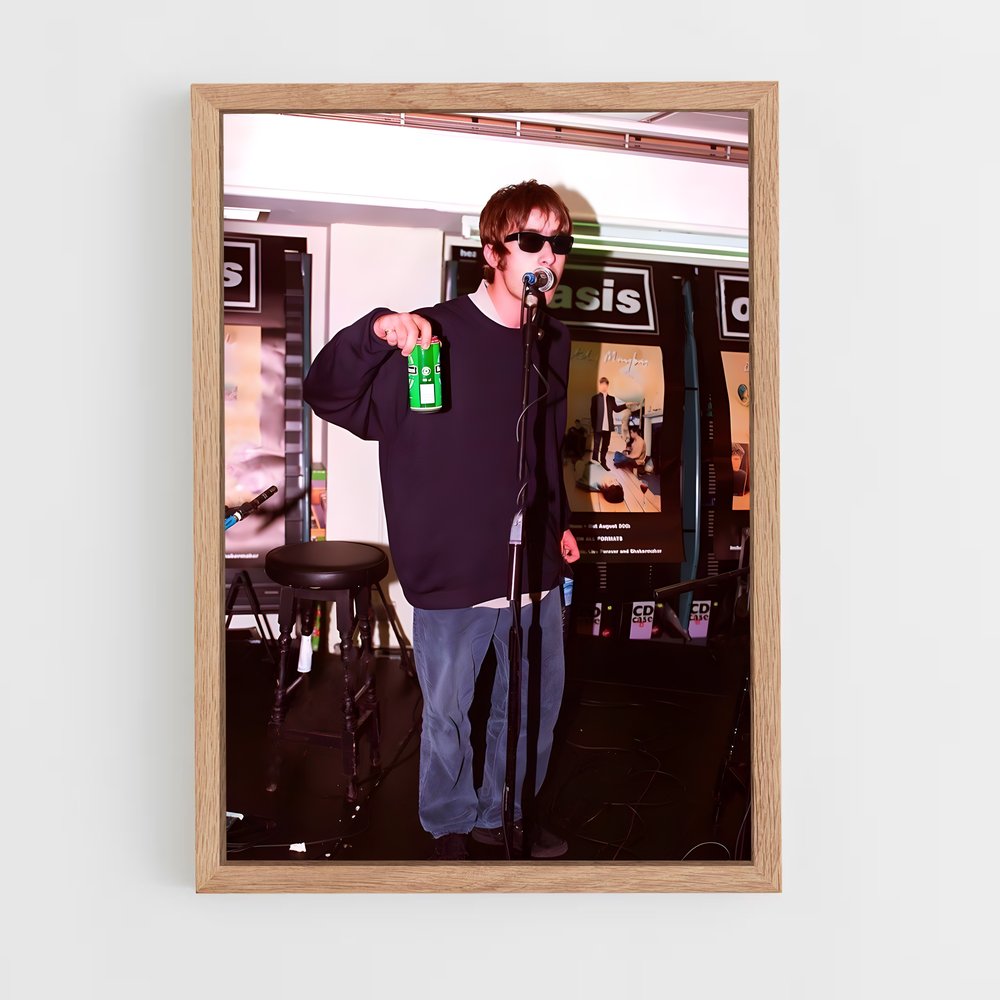 ap-liam gallagher-5 cadre Bois clair