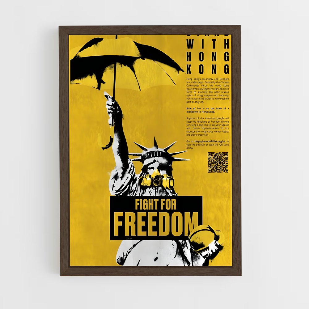 ap-libertarian party usa-2 cadre Bois foncé