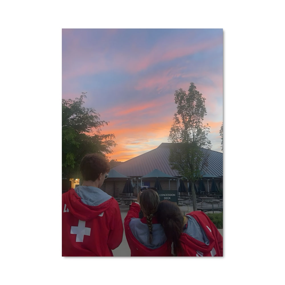 Poster Sunset Lifeguards