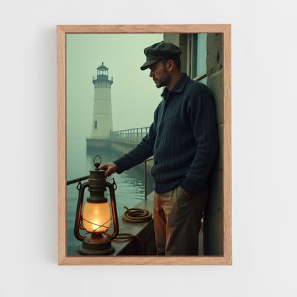 ap-lighthouse keeper-1 cadre Bois clair