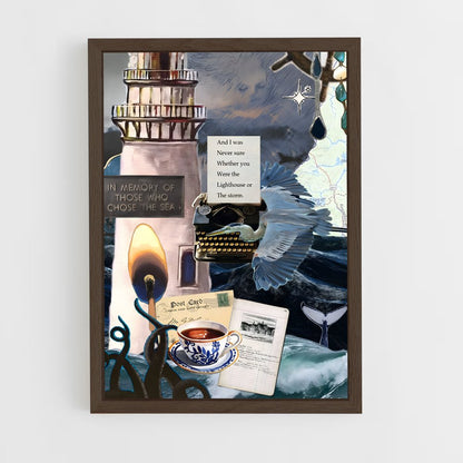 ap-lighthouse keeper-3 cadre Bois foncé