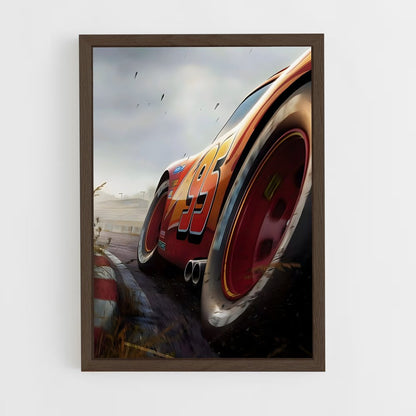 ap-lightning mcqueen-2 cadre Bois foncé