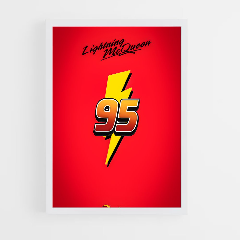 ap-lightning mcqueen-4 cadre Blanc