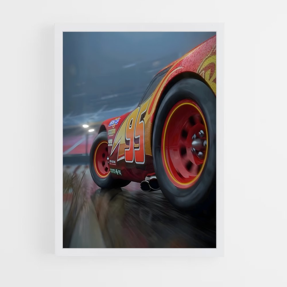ap-lightning mcqueen cars-1 cadre Blanc