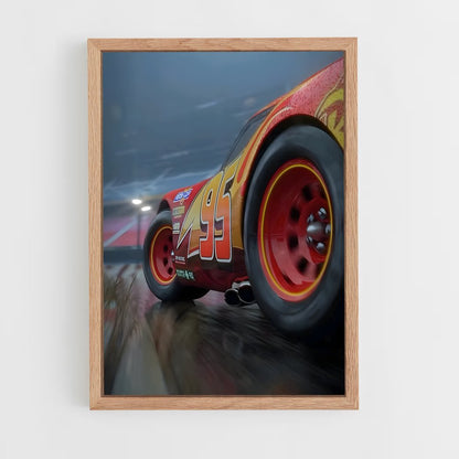 ap-lightning mcqueen cars-1 cadre Bois clair