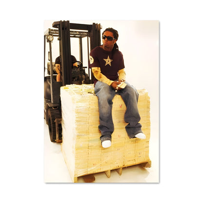Poster Lil Wayne on the Palm