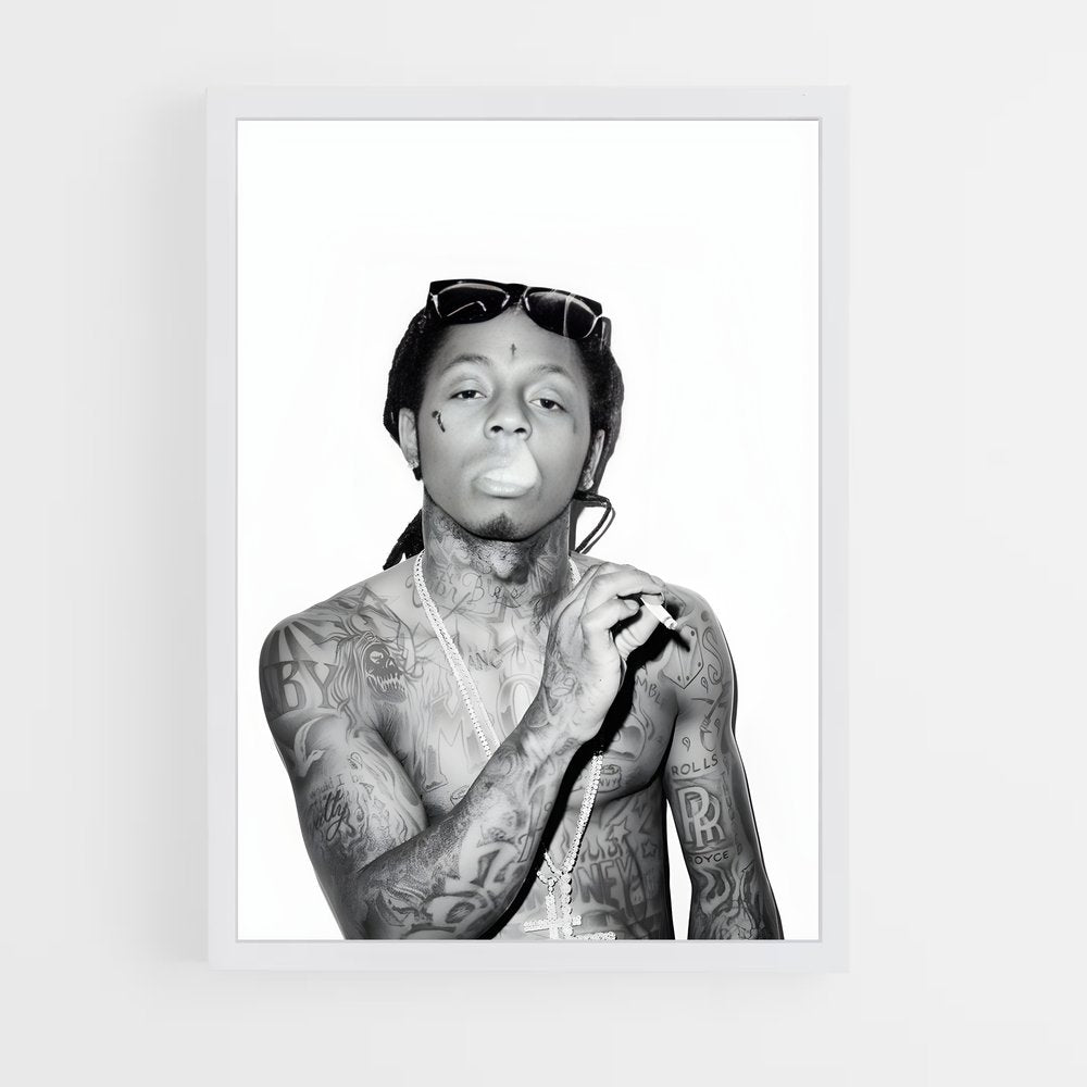 ap-lil wayne-1 cadre Blanc