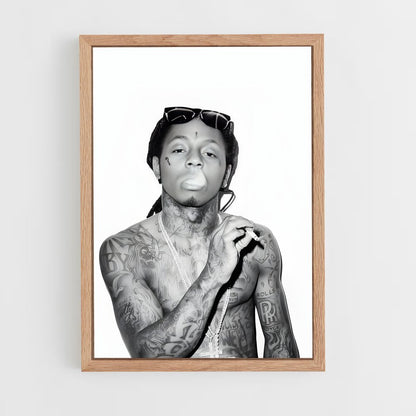 ap-lil wayne-1 cadre Bois clair