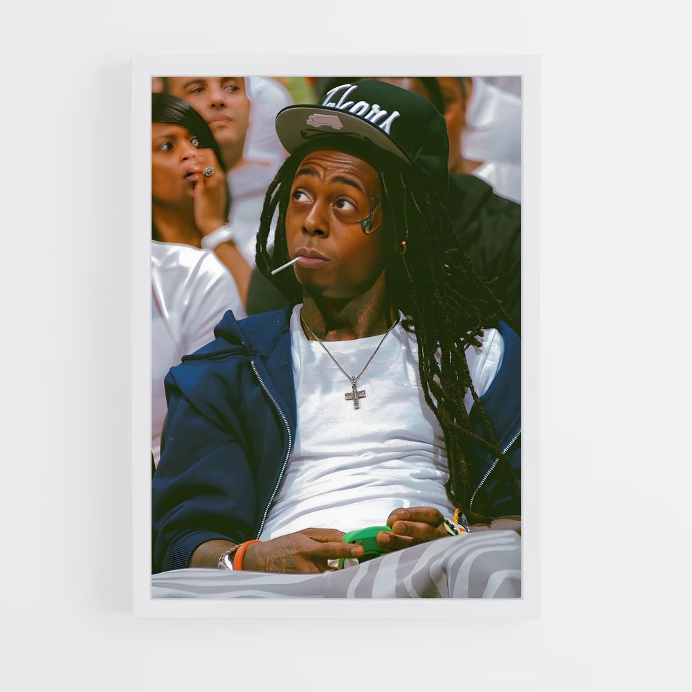 ap-lil wayne-2 cadre Blanc