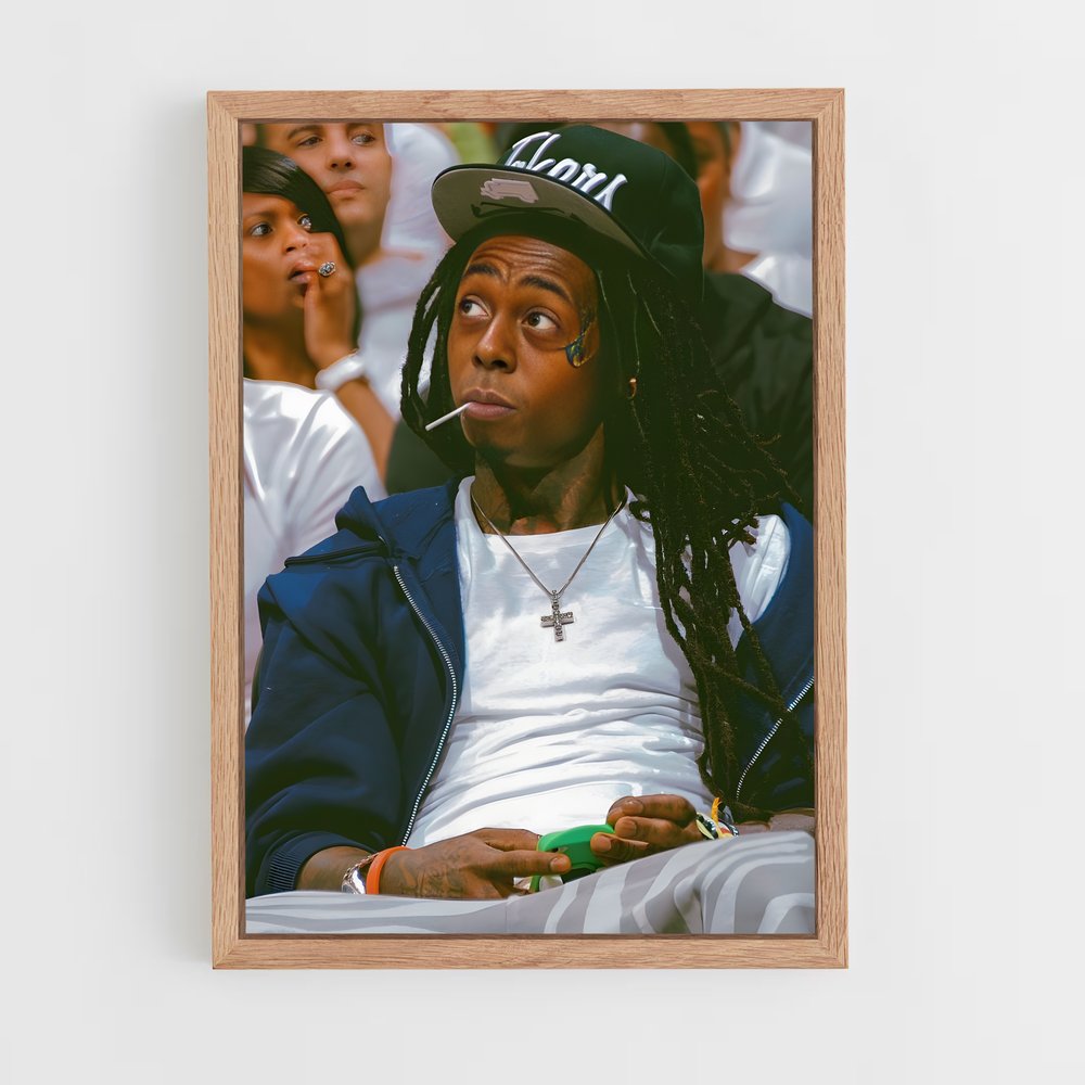 ap-lil wayne-2 cadre Bois clair