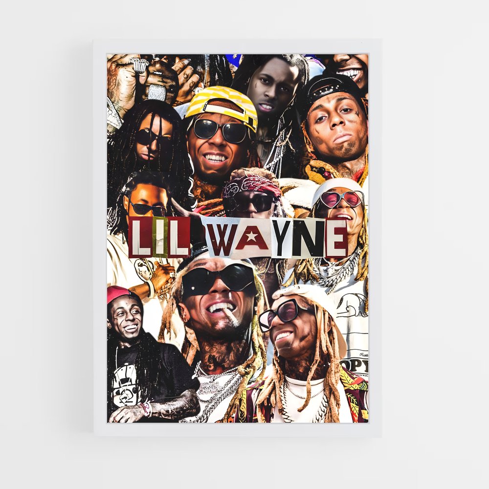 ap-lil wayne-3 cadre Blanc