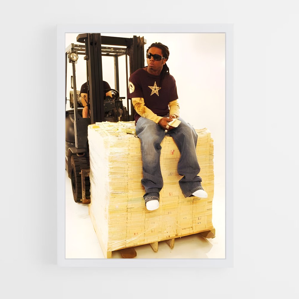 ap-lil wayne-4 cadre Blanc