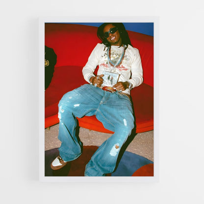 ap-lil wayne-5 cadre Blanc