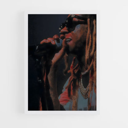 ap-lil wayne-6 cadre Blanc