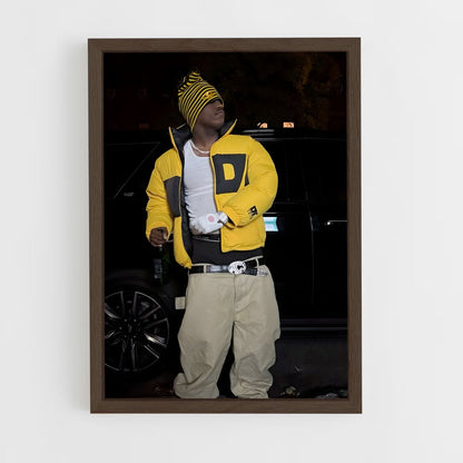 ap-lil yachty-4 cadre Bois foncé