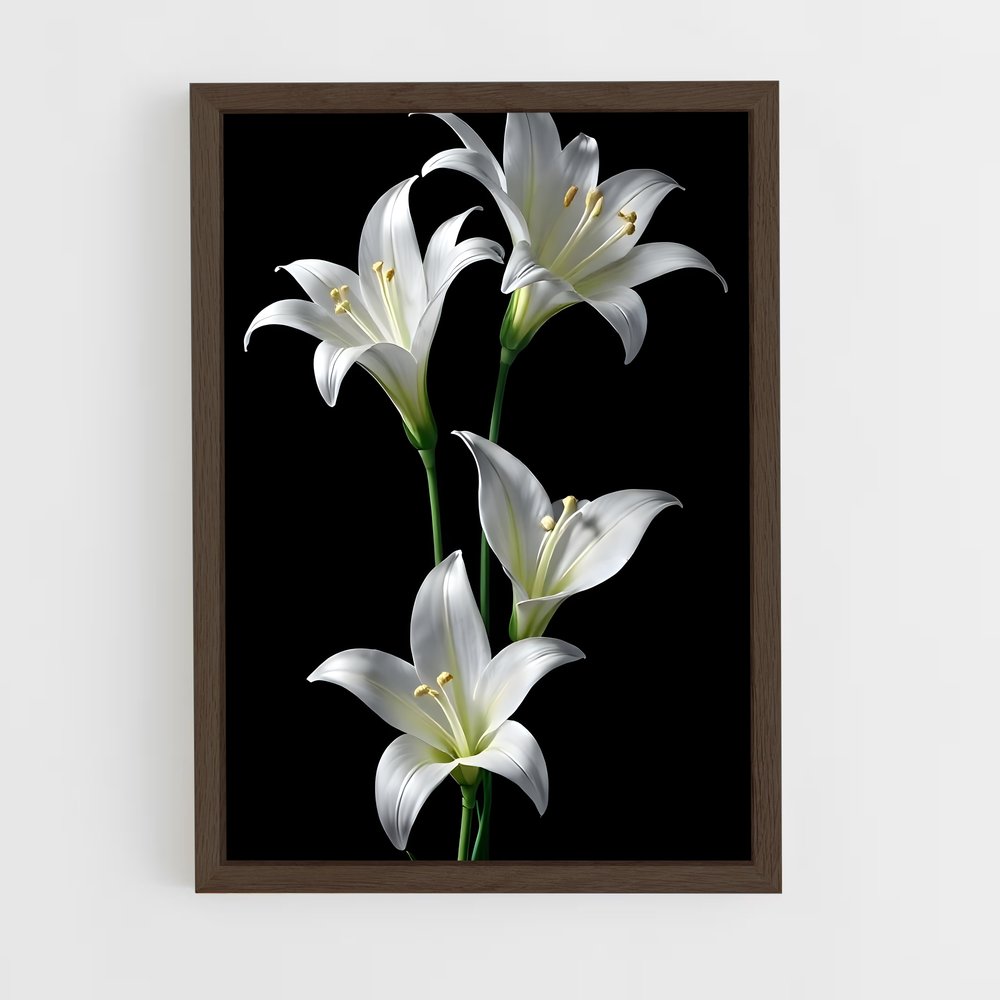 ap-lily-8 cadre Bois foncé
