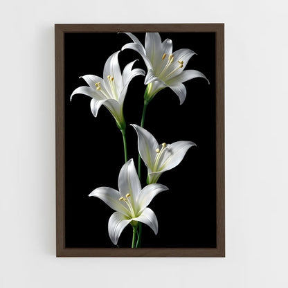 ap-lily-8 cadre Bois foncé