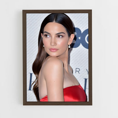 ap-lily aldridge-6 cadre Bois foncé