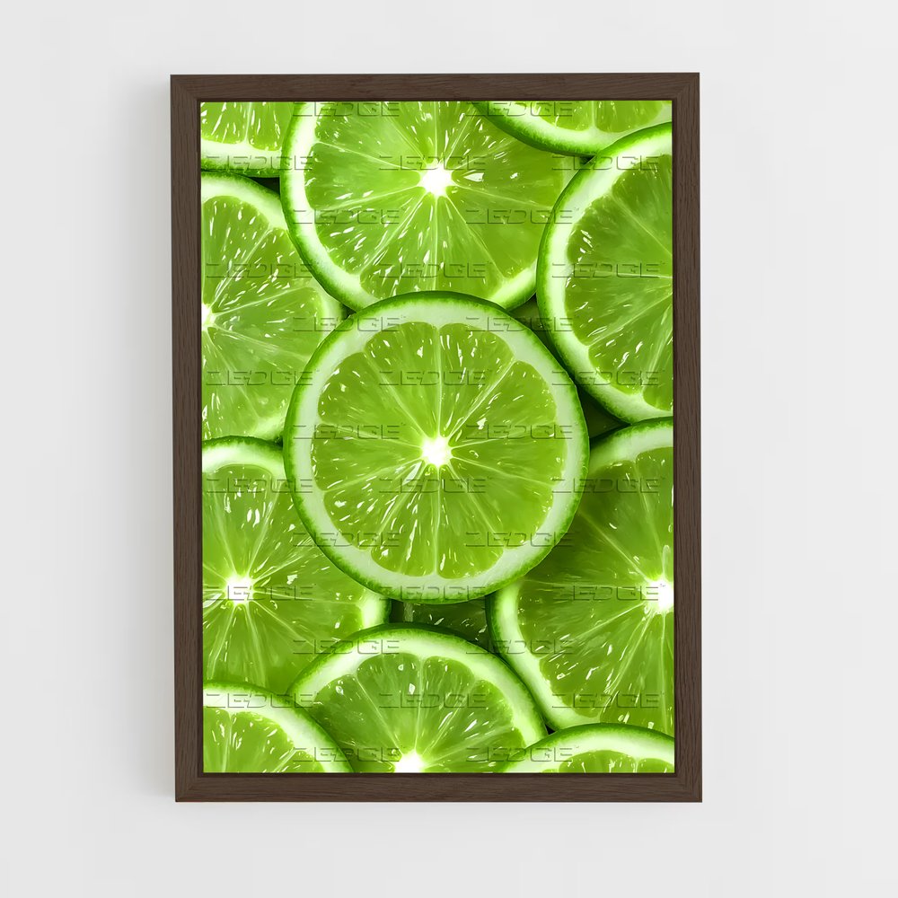 ap-lime-6 cadre Bois foncé