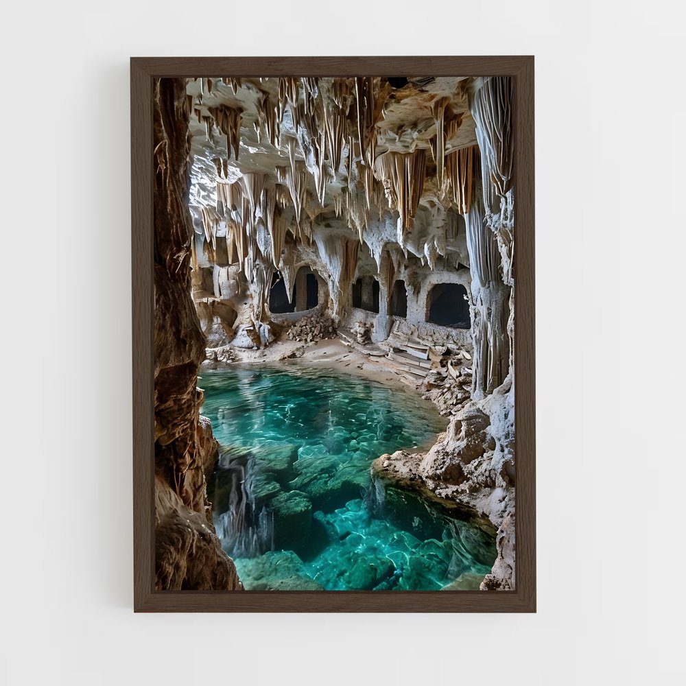 ap-limestone cave-1 cadre Bois foncé