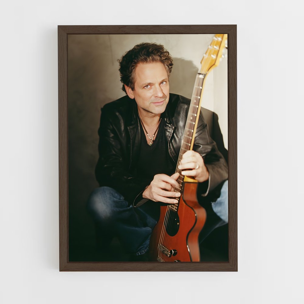 ap-lindsey buckingham-7 cadre Bois foncé