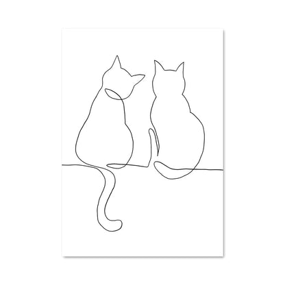Poster Chats en Duo
