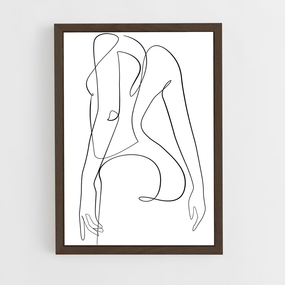 ap-line art-3 cadre Bois foncé