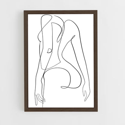 ap-line art-3 cadre Bois foncé