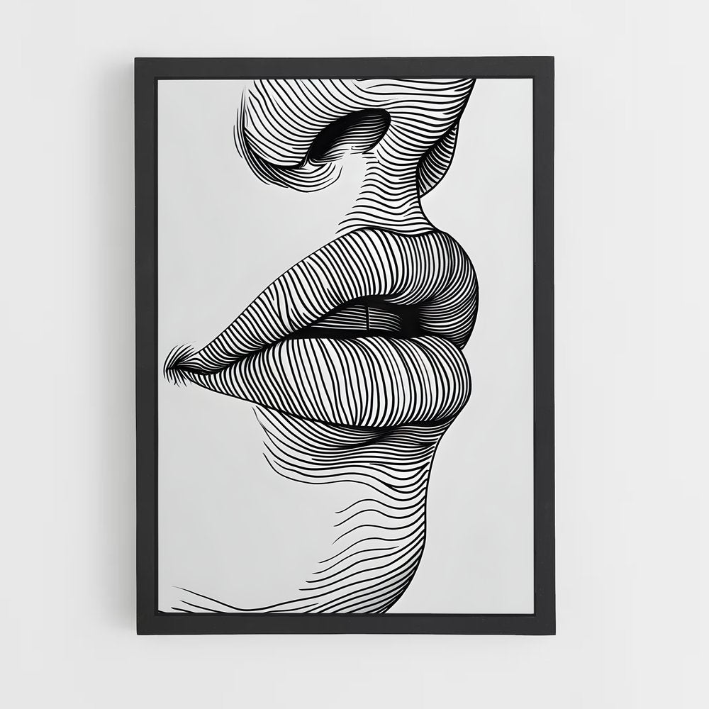 ap-line art-4 cadre Noir
