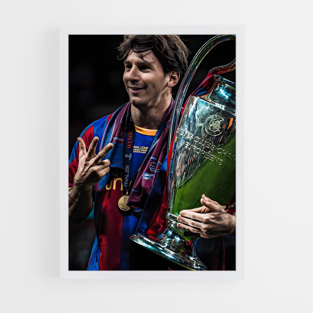 ap-lionel messi-1 cadre Blanc